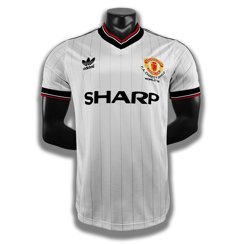 Manchester United Retro Jersey 1983 Away Football Soccer