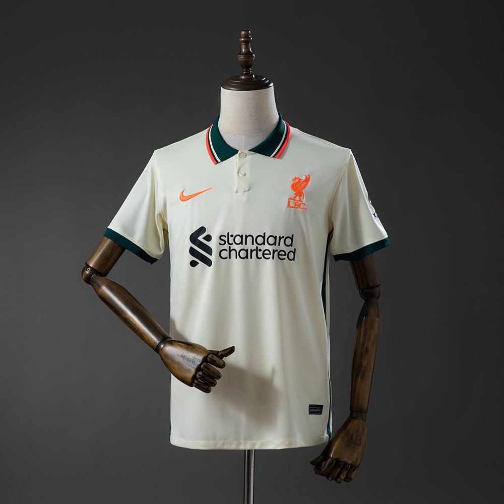 Liverpool Away Jersey 2021-22 Retro Football Kit Soccer