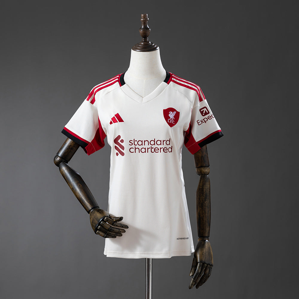 Women Liverpool Jersey 25/26 Away Football Kit Soccer