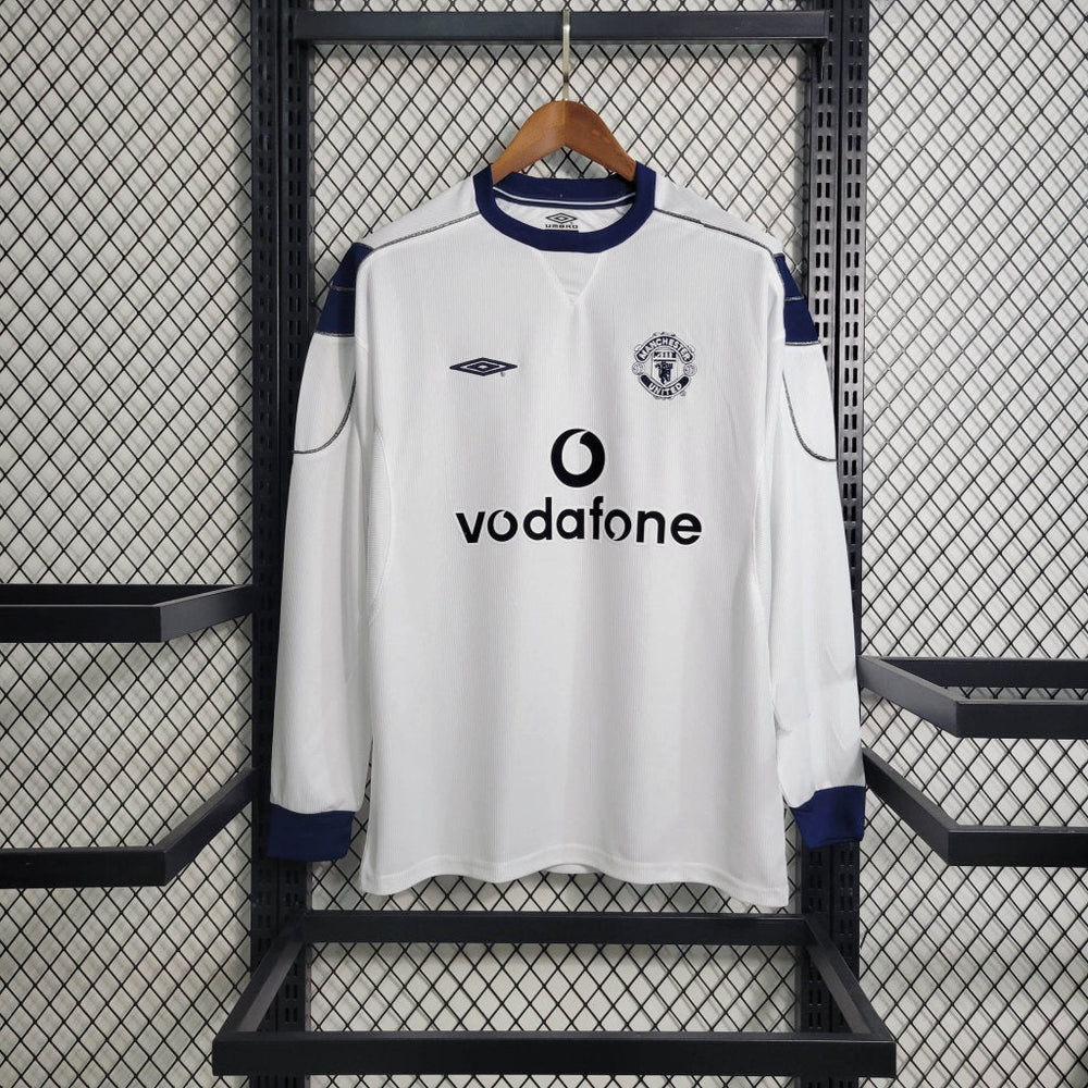 Manchester United Jersey Away Kit 99/00 Retro Long Sleeves
