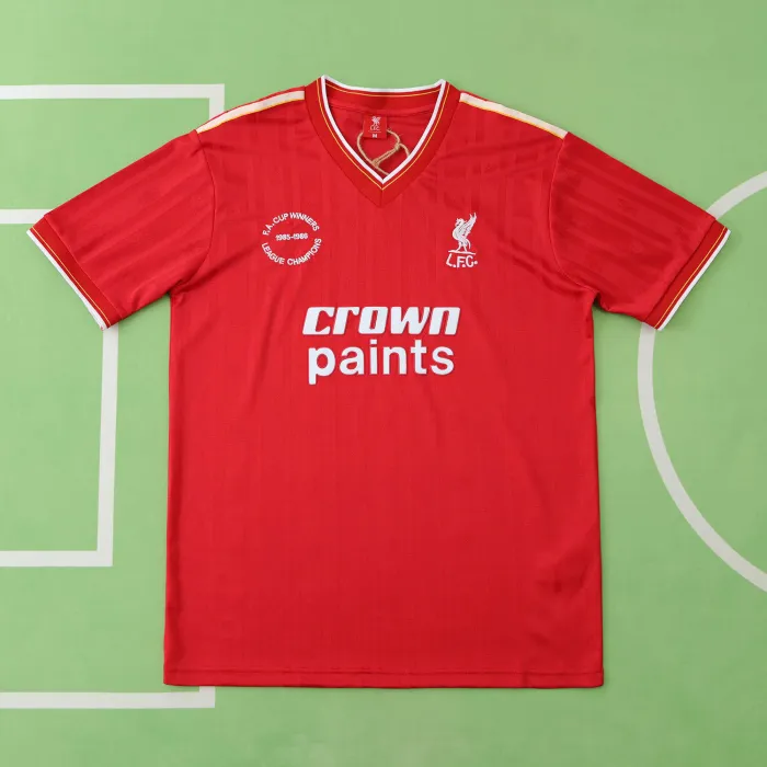 Liverpool Jersey Home kit 1985/86 Retro Football Team