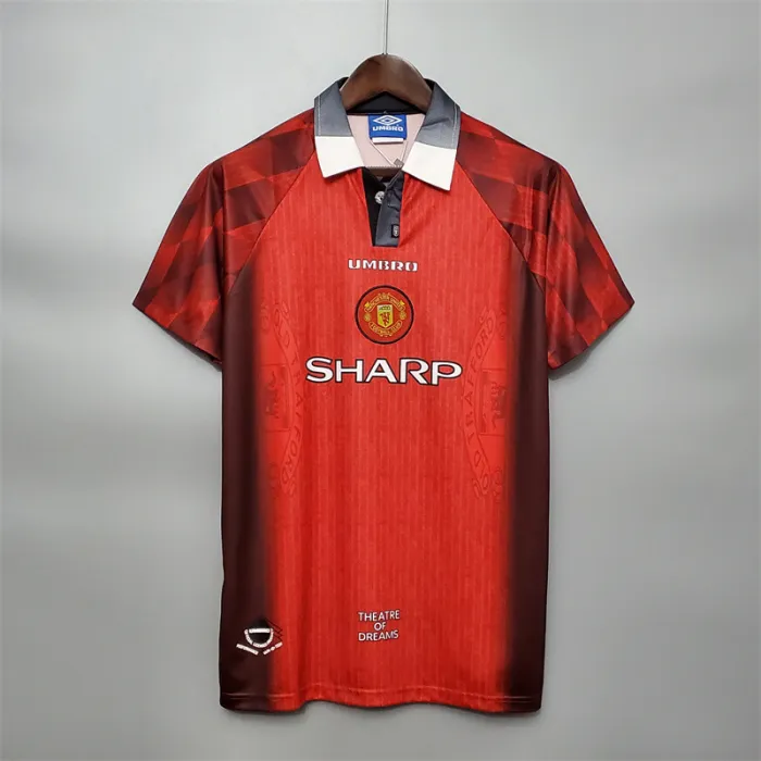 Manchester United Jersey Home Kit 1996 Retro Football Team