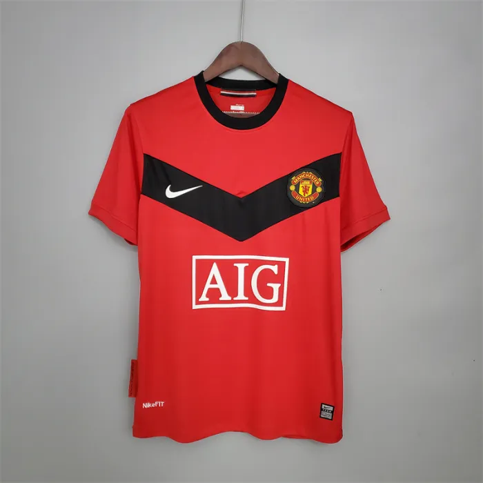 Manchester United Jersey Home Kit 2009/10 Retro Football