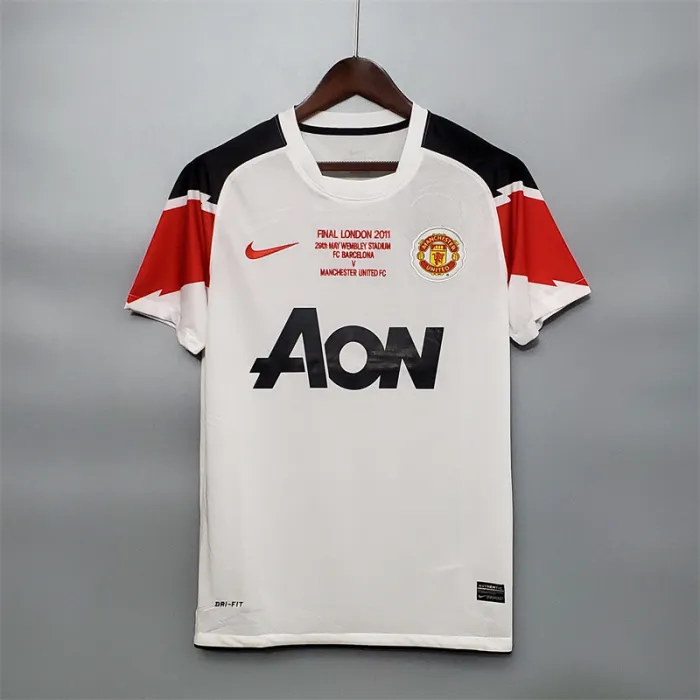 Manchester United Jersey Away Kit 2010/11 Retro Football