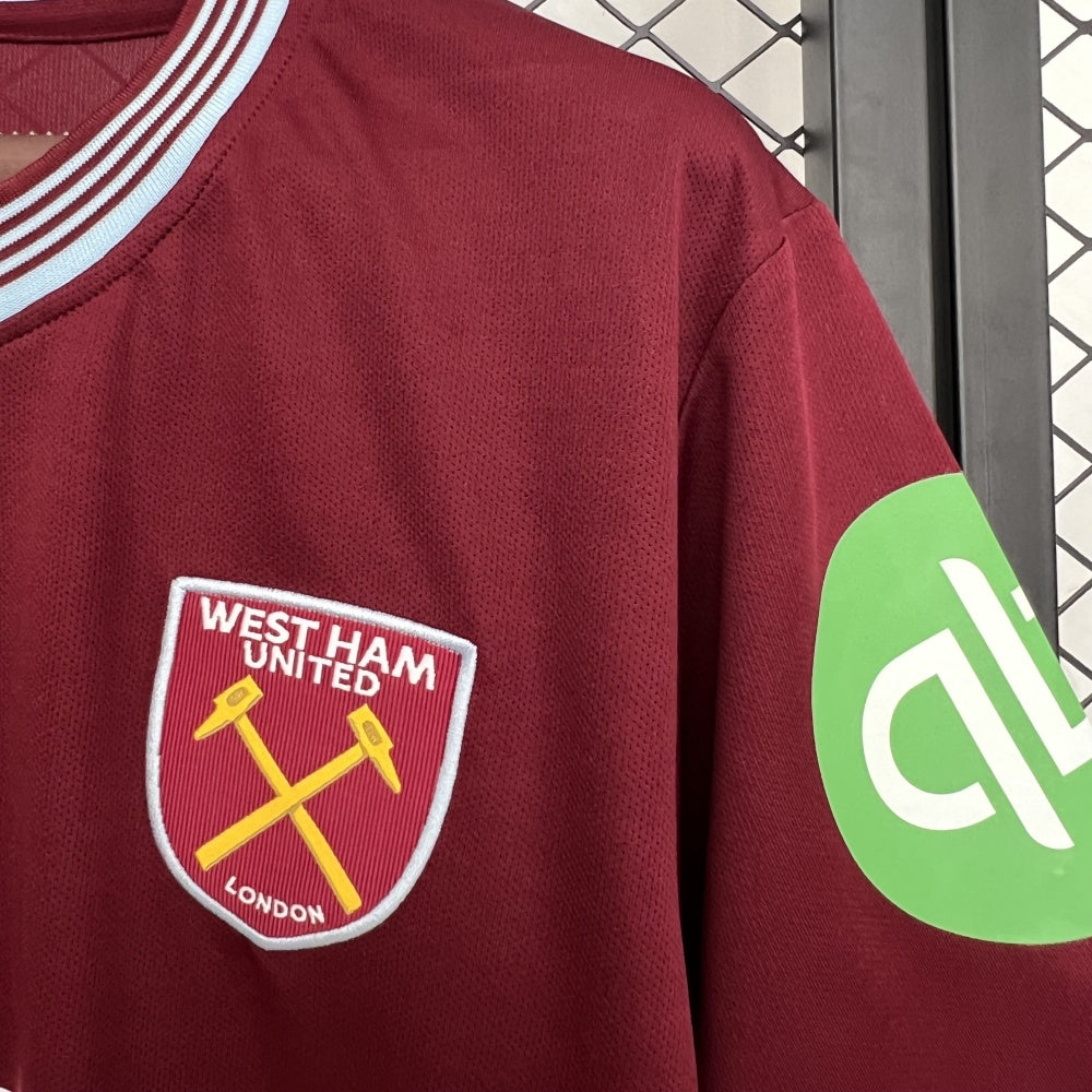 West Ham United Jersey 25/26 Home Football Kit Soccer product image 4
