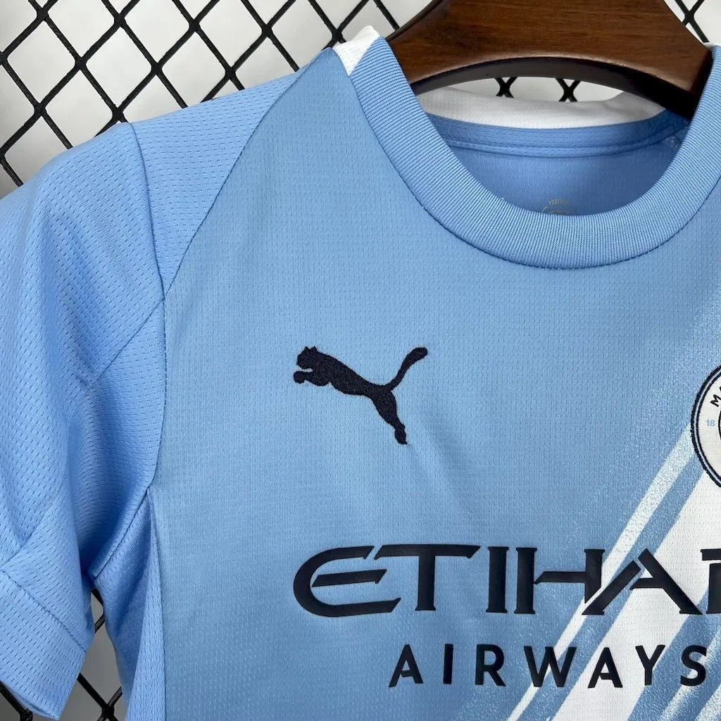 Kids Manchester City Home Jersey 25/26 Football Kit Soccer product image 3