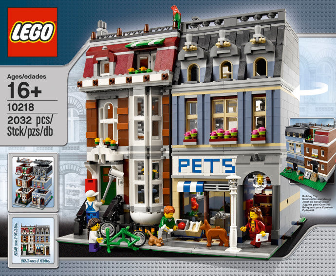 10218 LEGO Pet Shop PRE-OWNED CERTIFIED product image 1, provided for visual reference and product detail review