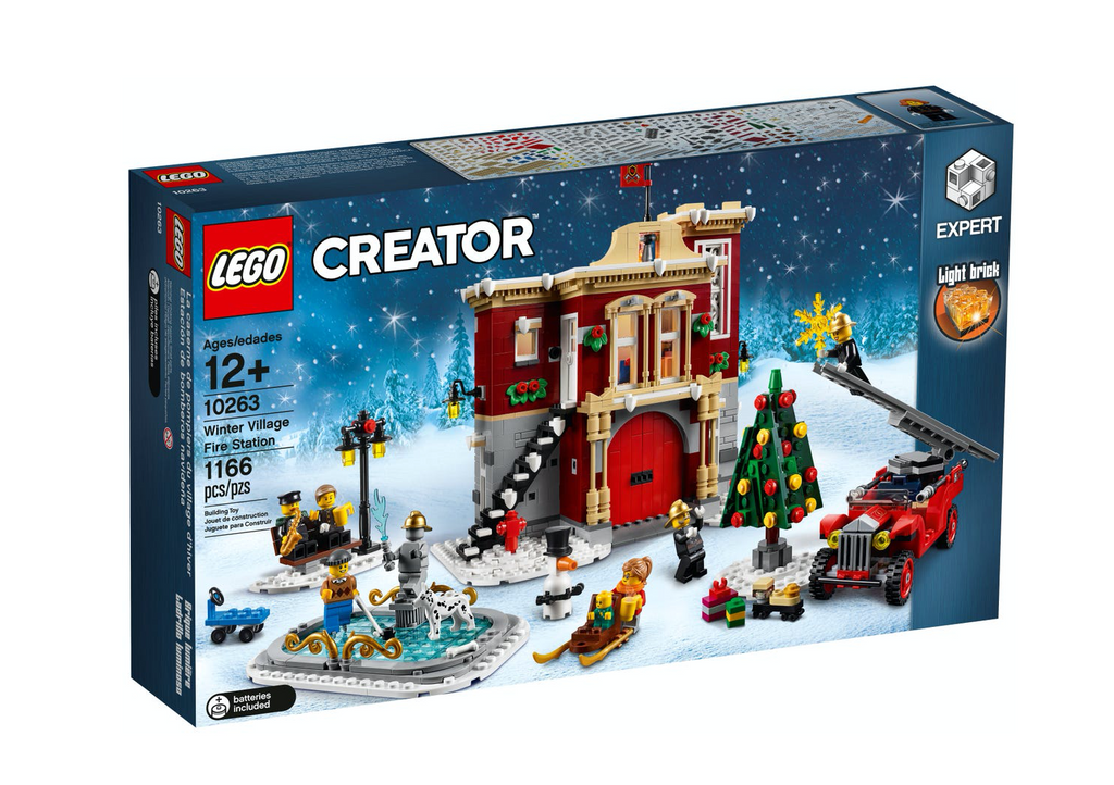 10263 Winter Village Fire Station product image 1, provided for visual reference and product detail review