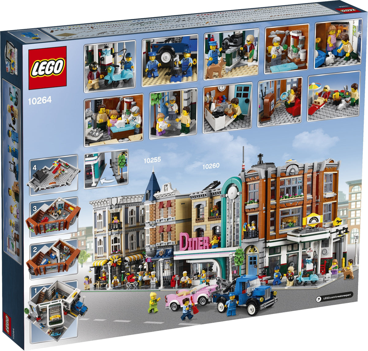 10264 LEGO Corner Garage PRE-OWNED CERTIFIED product image 3, provided for visual reference and product detail review