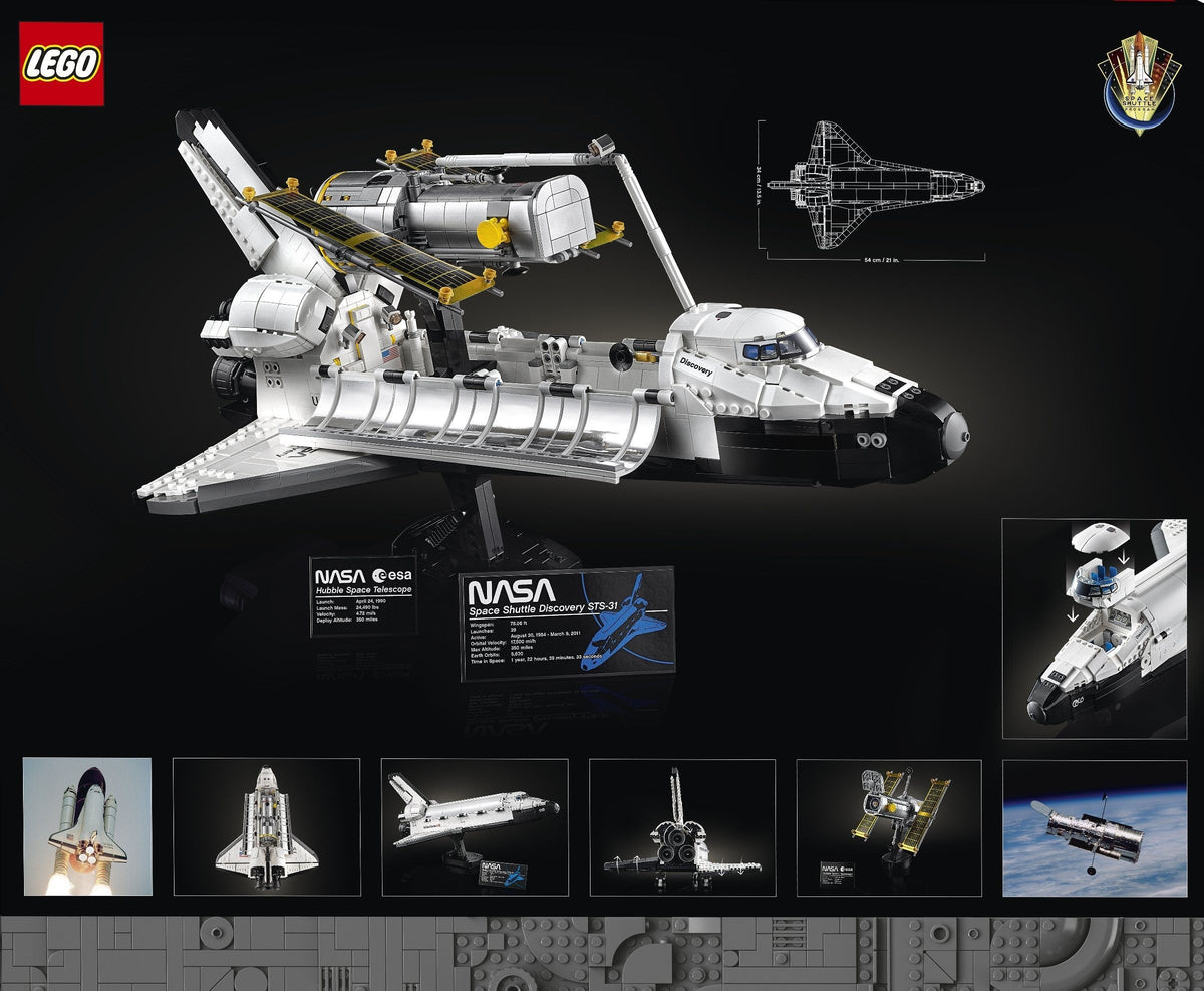 10283 NASA Space Shuttle Discovery product image 2, provided for visual reference and product detail review