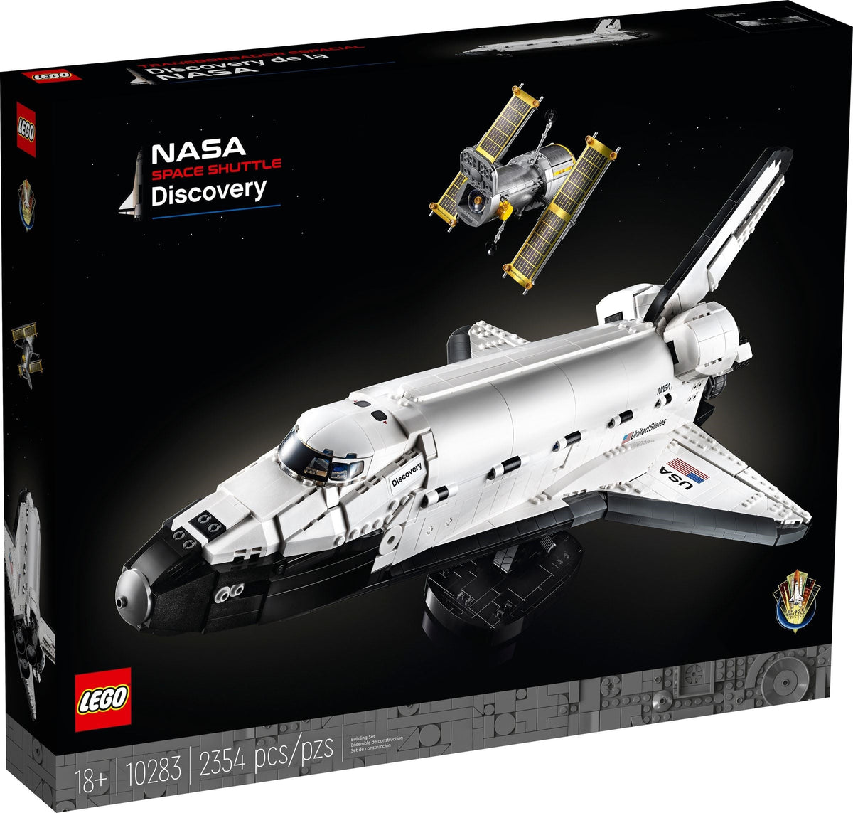 10283 NASA Space Shuttle Discovery product image 1, provided for visual reference and product detail review
