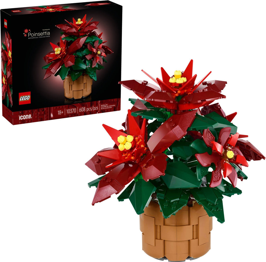 10370 LEGO Poinsettia product image 1, provided for visual reference and product detail review