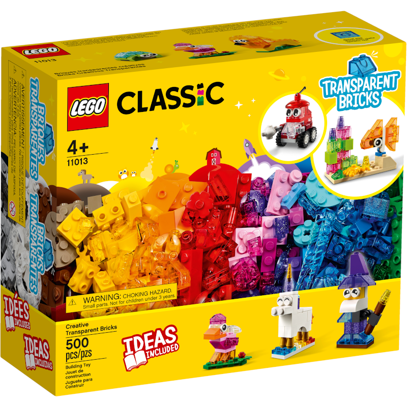 11013 Creative Transparent Bricks product image 1, provided for visual reference and product detail review