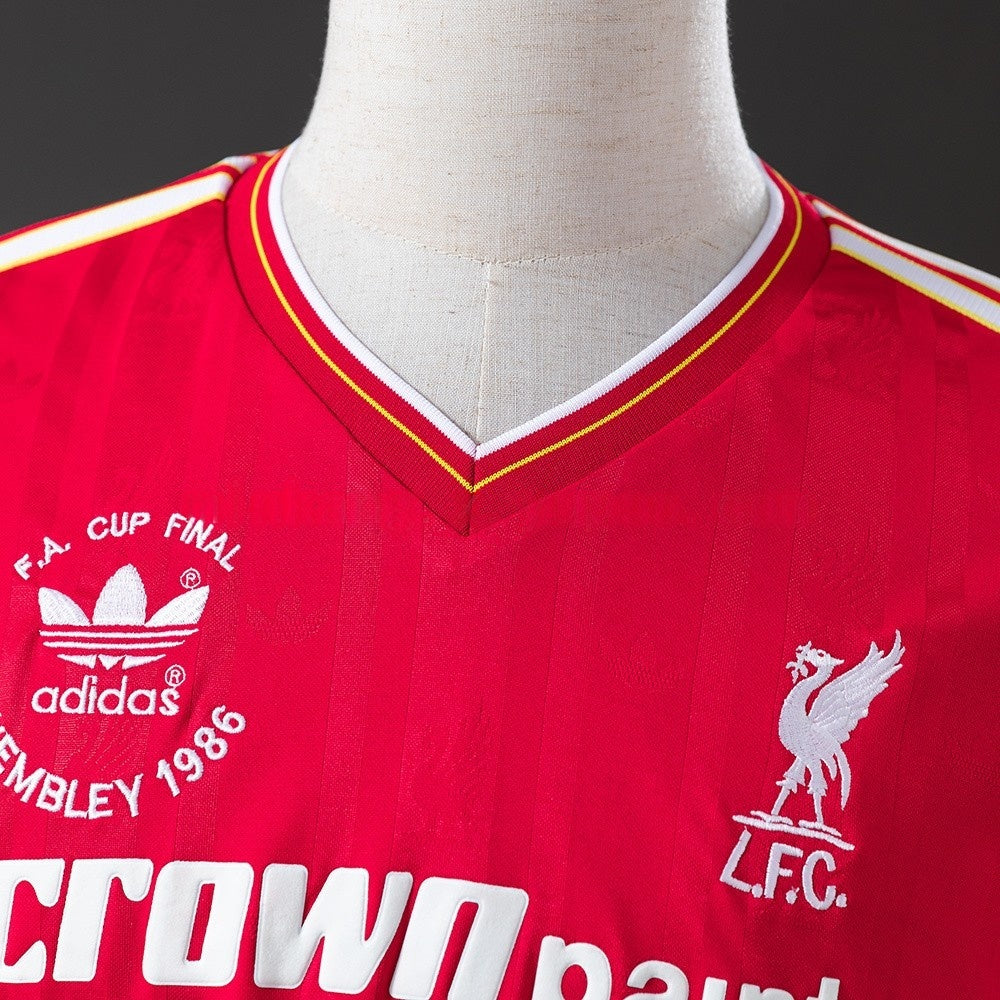 Liverpool Jersey 1986-87 Home Retro Football Kit Long product image 7