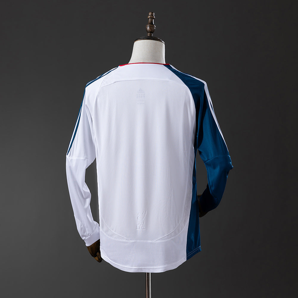 Liverpool Jersey 2006-07 Away Retro Football Kit Long product image 2