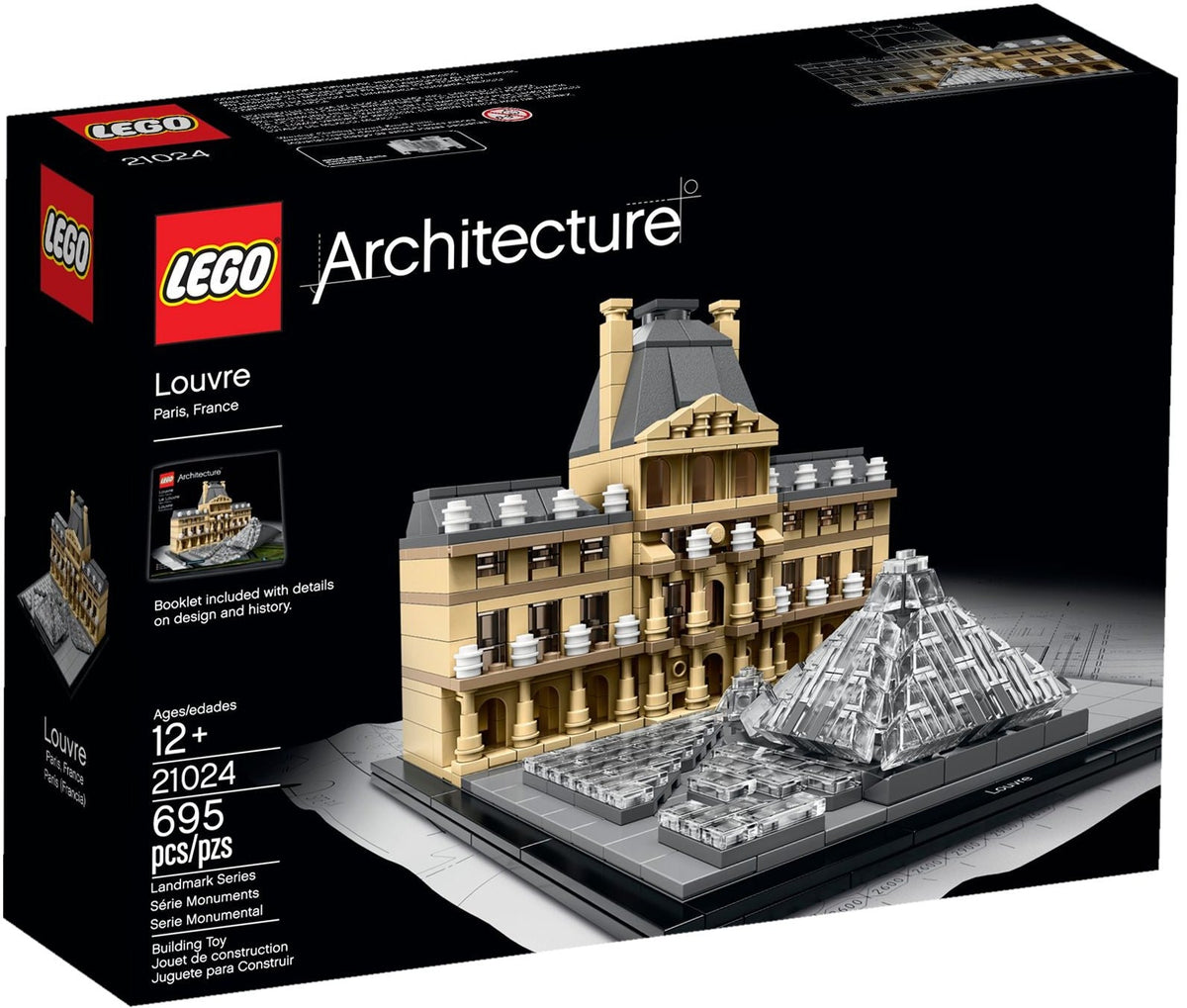 21024 LEGO Architecture Louvre product image 1, provided for visual reference and product detail review