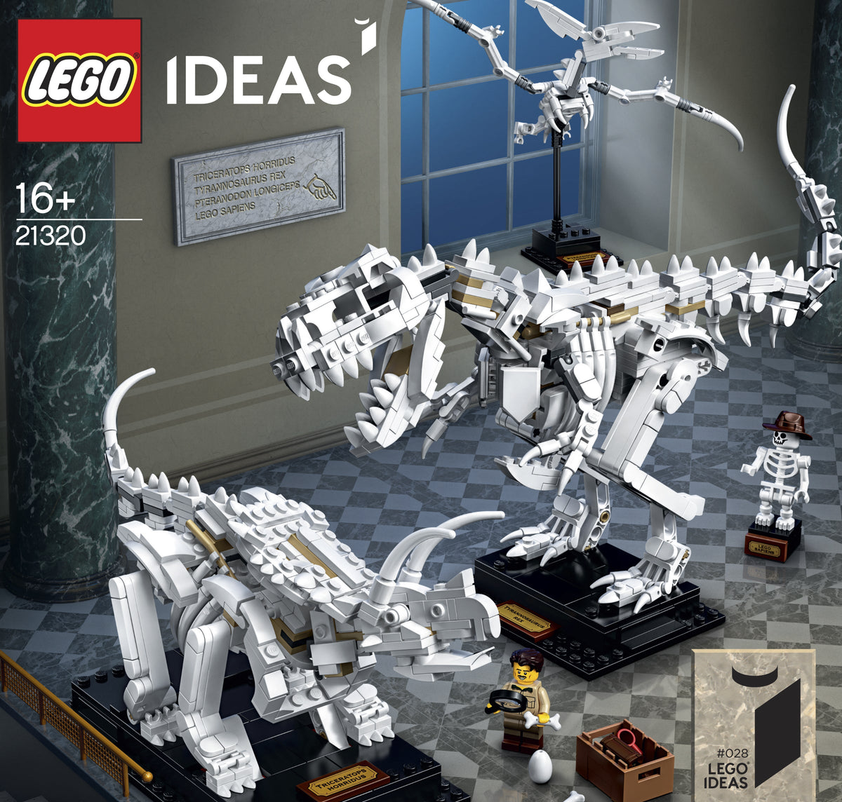 21320 LEGO Dinosaur Fossils CERTIFIED PRE-OWNED product image 1, provided for visual reference and product detail review