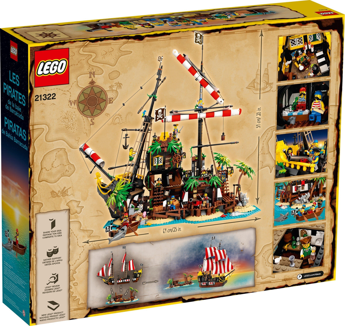 21322 LEGO Pirates of Barracuda Bay product image 2, provided for visual reference and product detail review