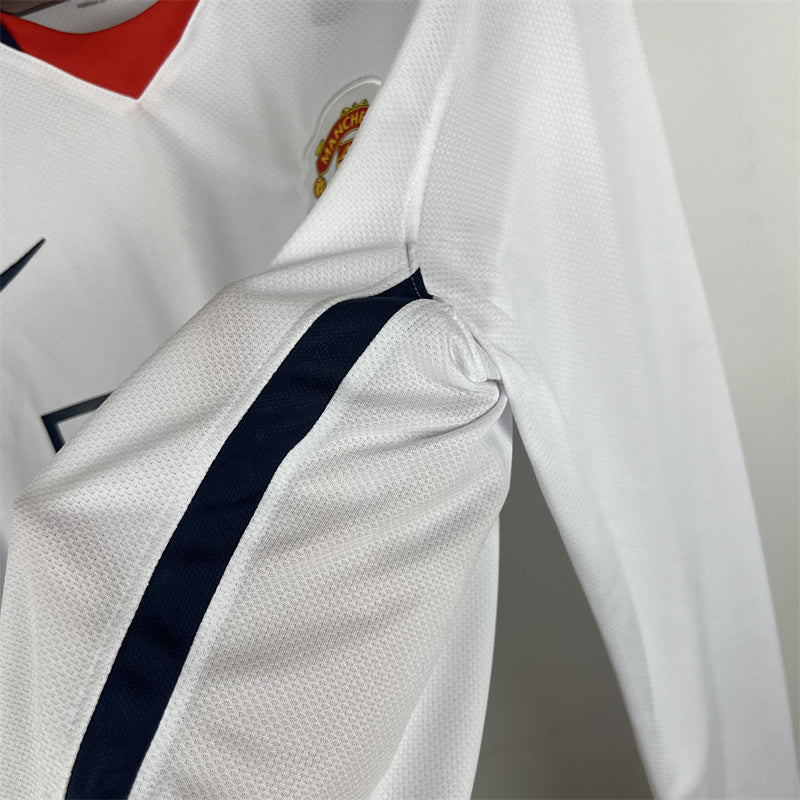 Manchester United Jersey Away Kit 2007/08 Retro Long product image 7