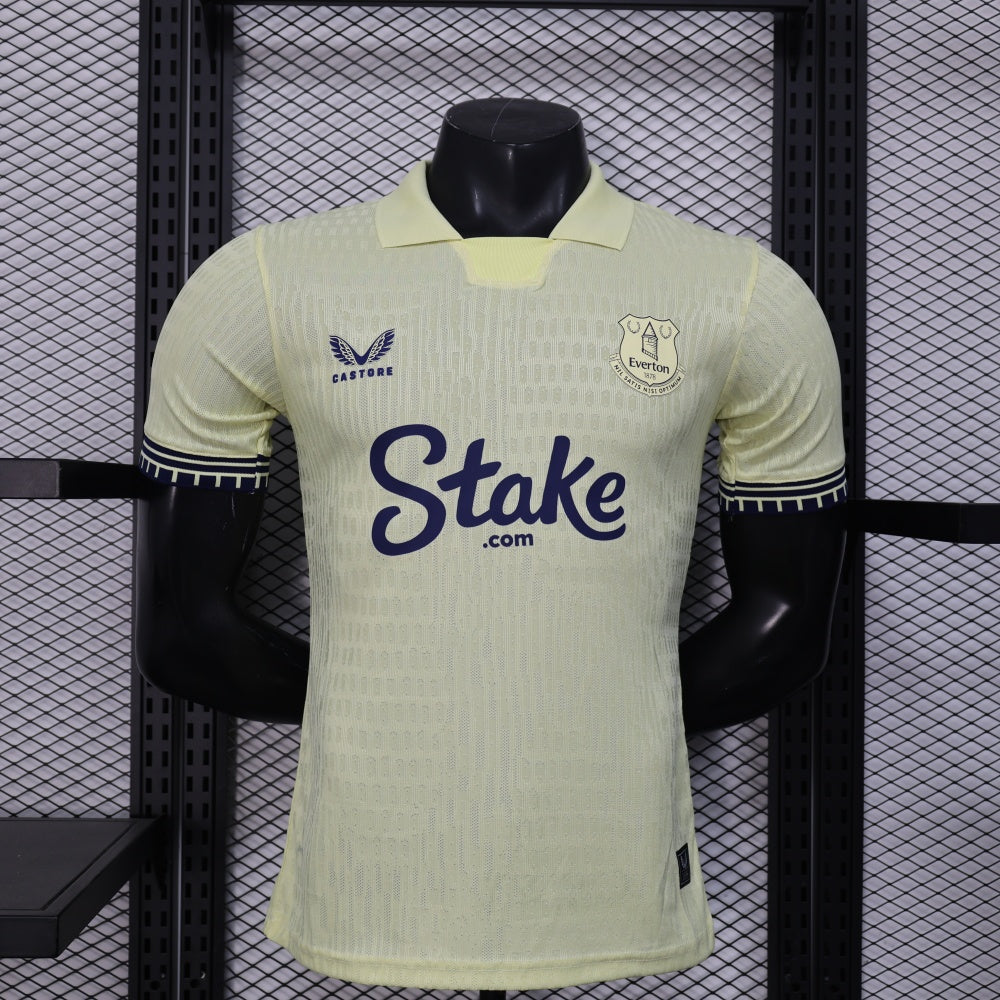 Player Version Everton Jersey 25/26 Away Football Kit Soccer