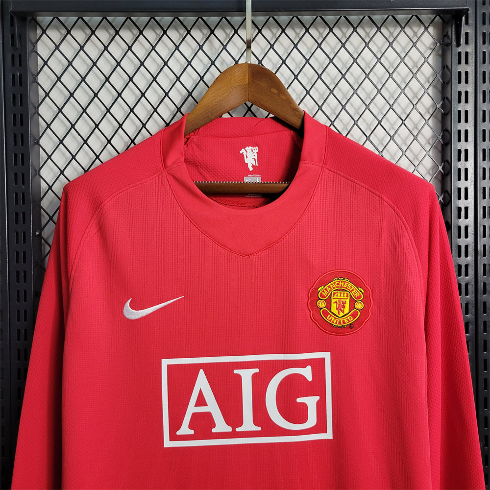 Manchester United Jersey Home Kit 2007/08 Retro Long Sleeve product image 3