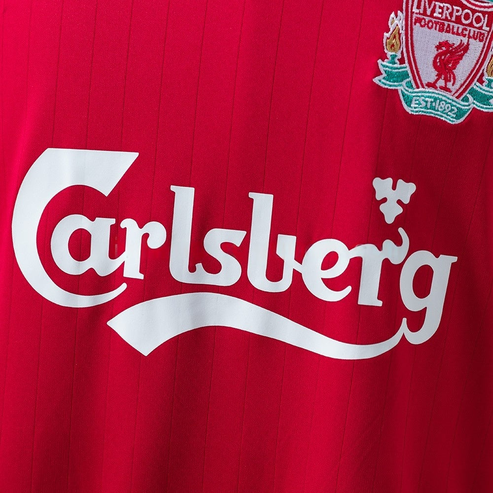 Liverpool Jersey 2006-07 Home Retro Football Kit Long product image 5