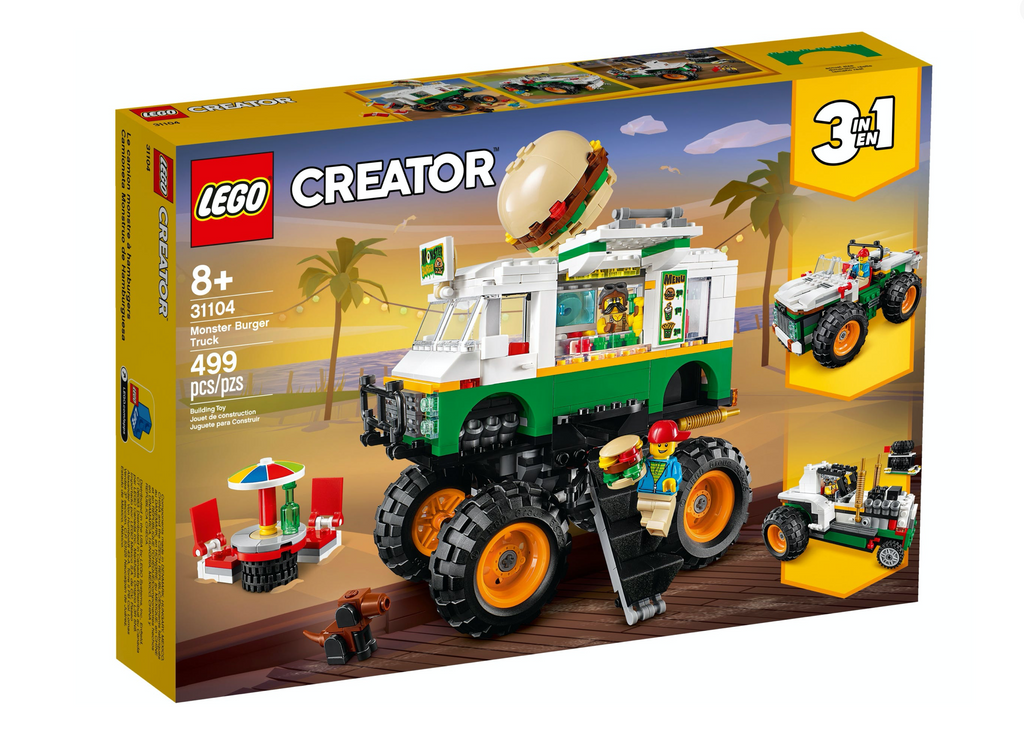 31104 Monster Burger Truck product image 1, provided for visual reference and product detail review