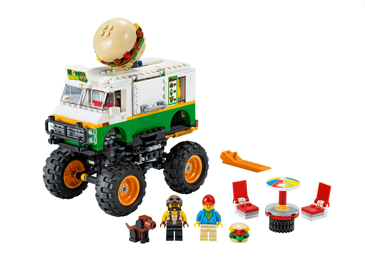 31104 Monster Burger Truck product image 2, provided for visual reference and product detail review