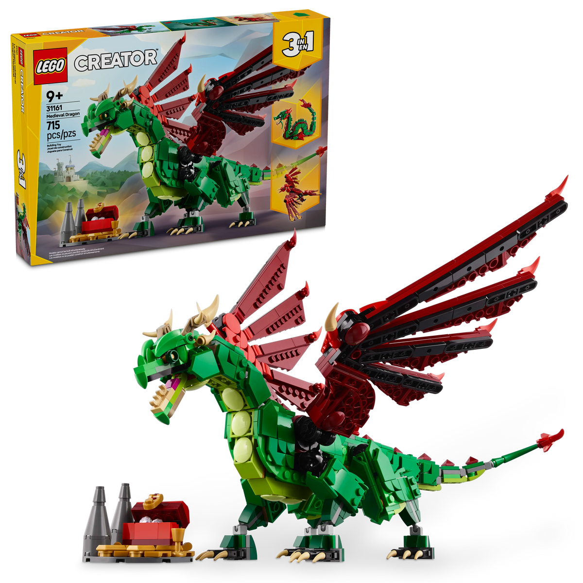 31161 Medieval Dragon product image 1, provided for visual reference and product detail review