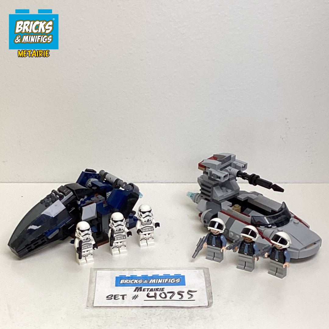 40755 Imperial Dropship vs. Rebel Scout Speeder (U1) product image 1, provided for visual reference and product detail review