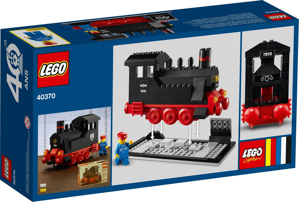 40370 LEGO Trains 40th Anniversary Set product image 2, provided for visual reference and product detail review