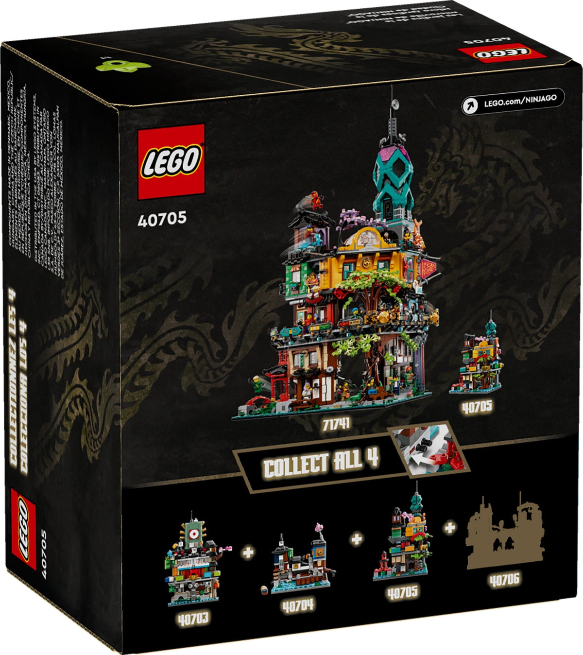 40705 Micro Ninjago City Gardens product image 2, provided for visual reference and product detail review