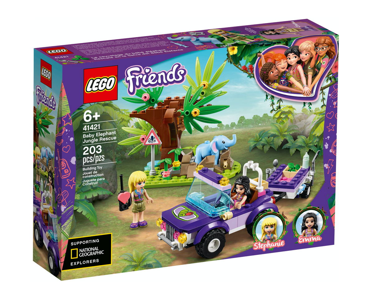 41421 Baby Elephant Jungle Rescue product image 1, provided for visual reference and product detail review