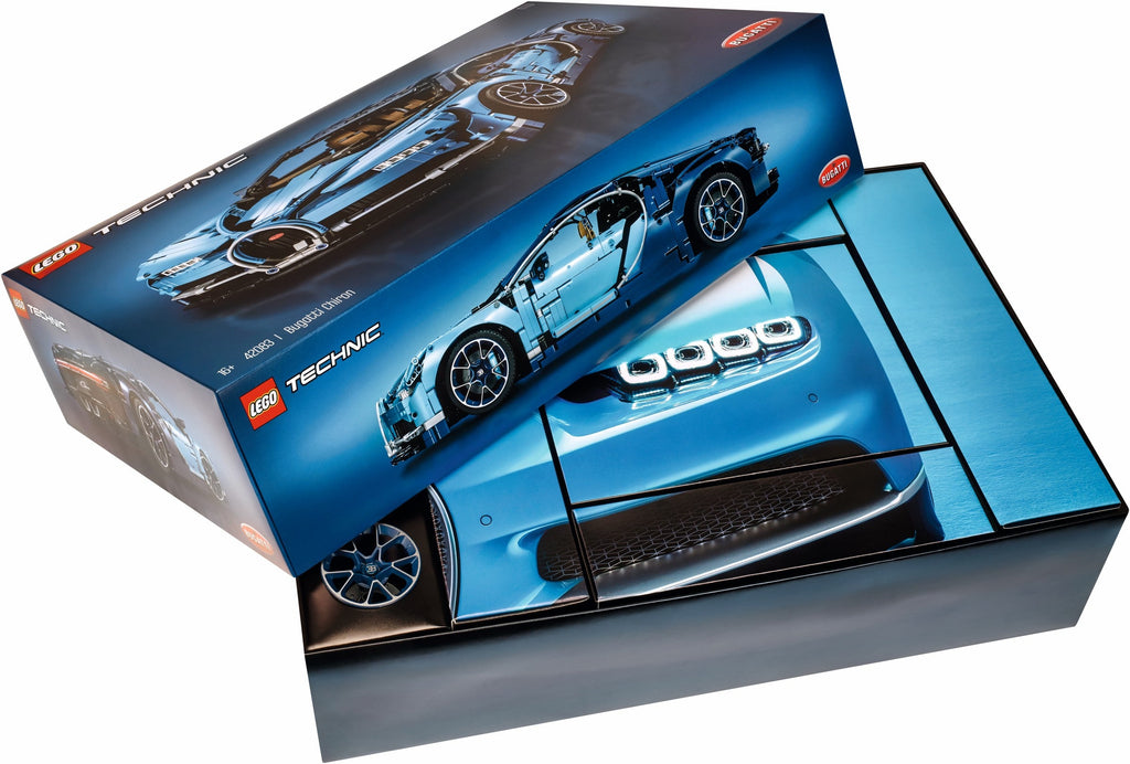 42083 LEGO Bugatti Chiron PRE-OWNED CERTIFIED product image 3, provided for visual reference and product detail review