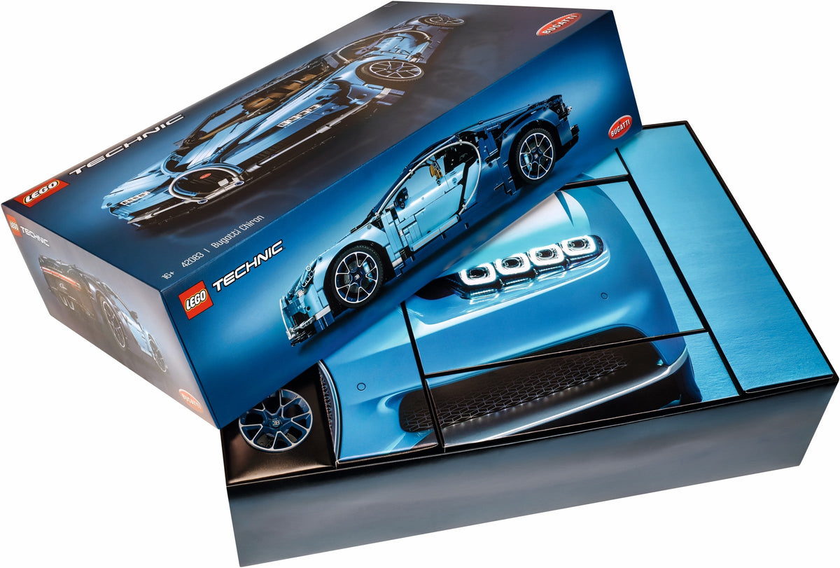 42083 LEGO Bugatti Chiron PRE-OWNED CERTIFIED product image 3, provided for visual reference and product detail review