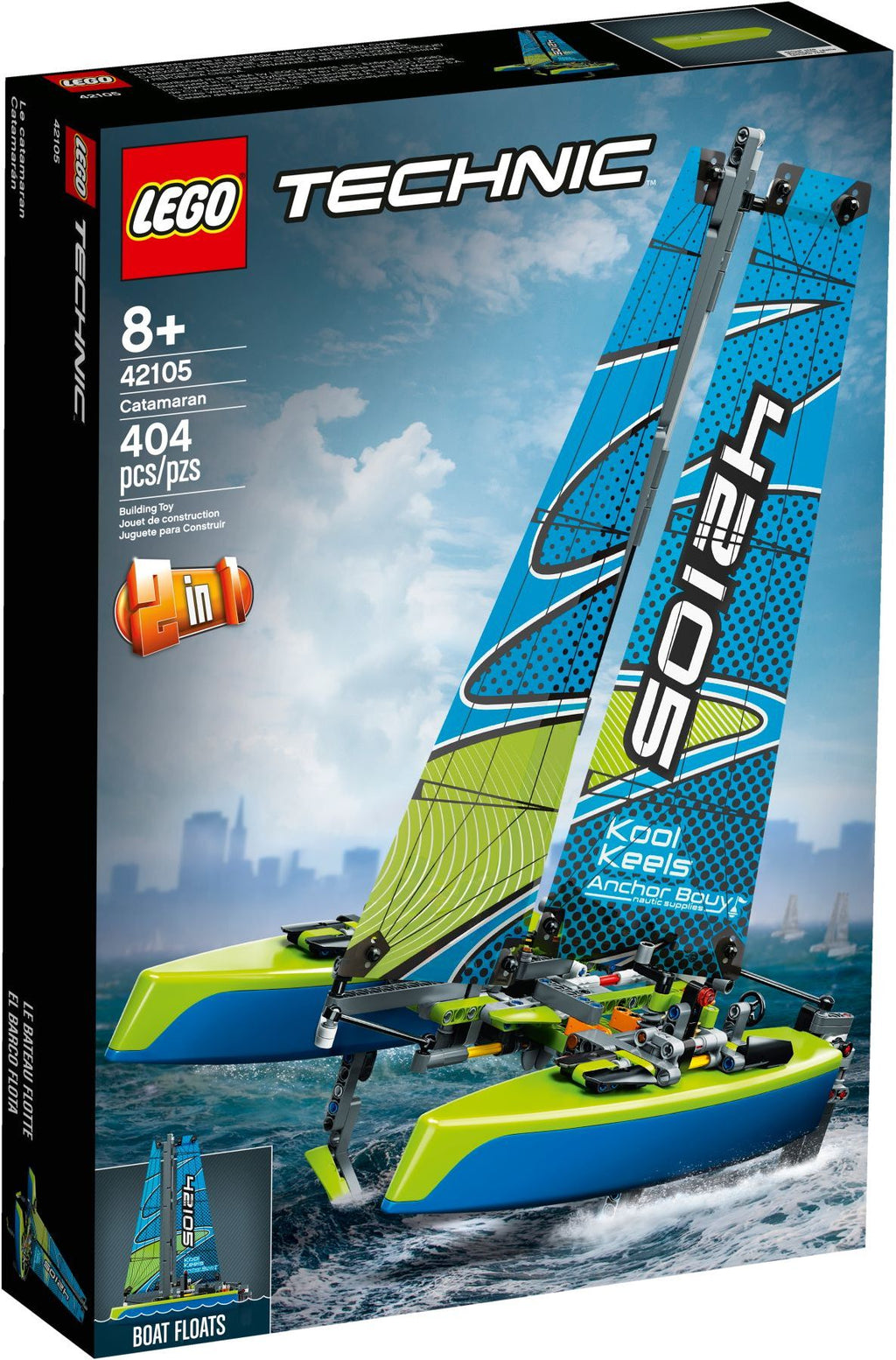 42105 LEGO Catamaran product image 1, provided for visual reference and product detail review