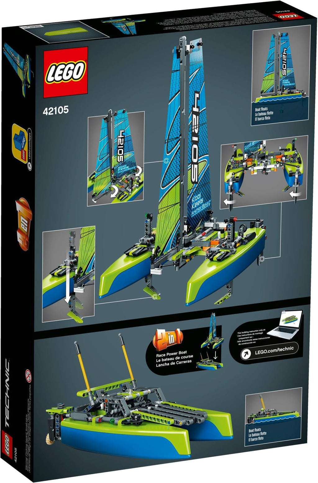 42105 LEGO Catamaran product image 2, provided for visual reference and product detail review