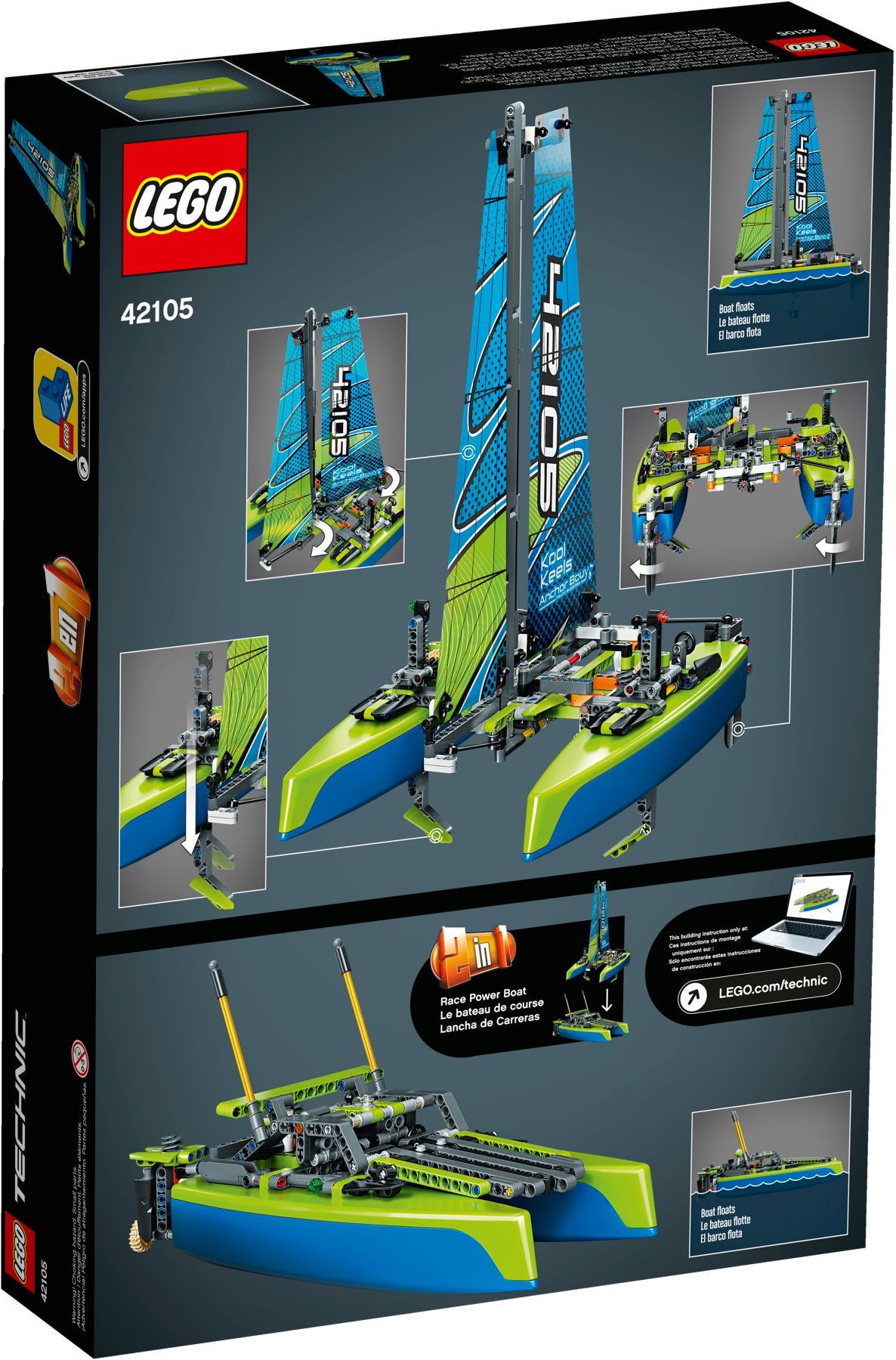 42105 LEGO Catamaran product image 2, provided for visual reference and product detail review
