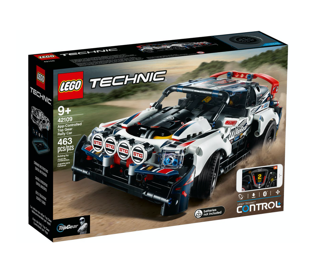 42109 App-Controlled Top Gear Rally Car product image 1, provided for visual reference and product detail review