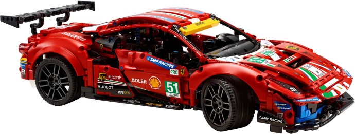 42125 LEGO Ferrari 488 GTE "AF Corse #51" PRE-OWNED CERTIFIED product image 3, provided for visual reference and product