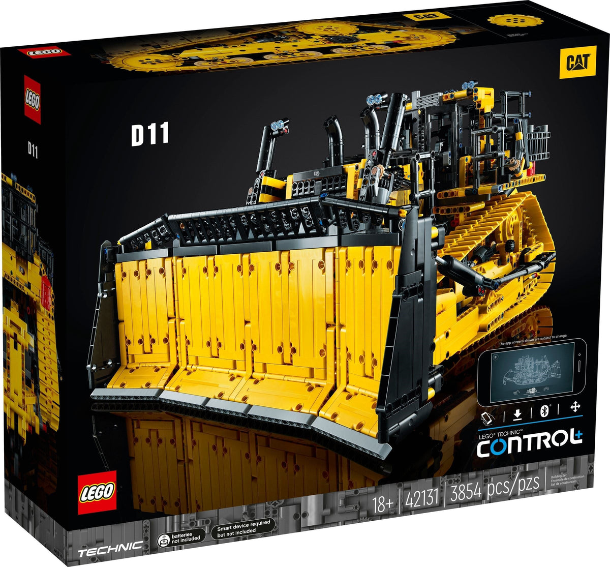 42131 LEGO App-Controlled Cat D11 Bulldozer product image 1, provided for visual reference and product detail review