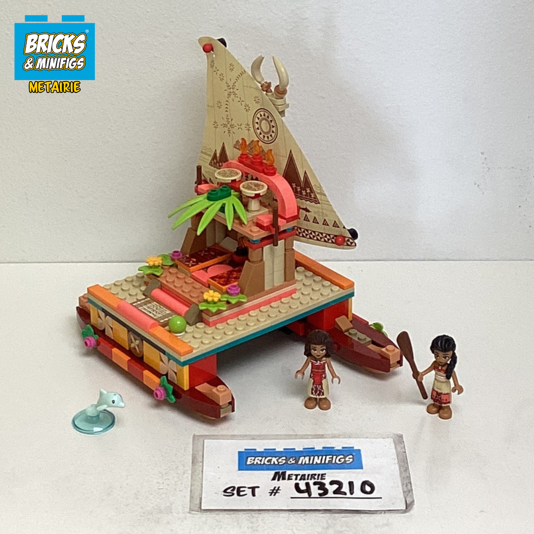 43210 Moana's Wayfinding Boat (U) product image 1, provided for visual reference and product detail review