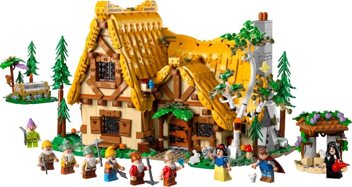 43242 Snow White and the Seven Dwarfs' Cottage PRE-OWNED CERTIFIED product image 3, provided for visual reference and