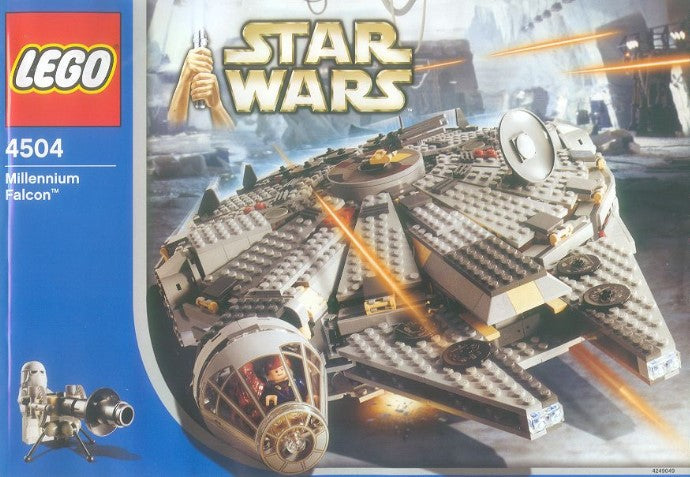4504 LEGO Millennium Falcon PRE-OWNED CERTIFIED product image 1, provided for visual reference and product detail review
