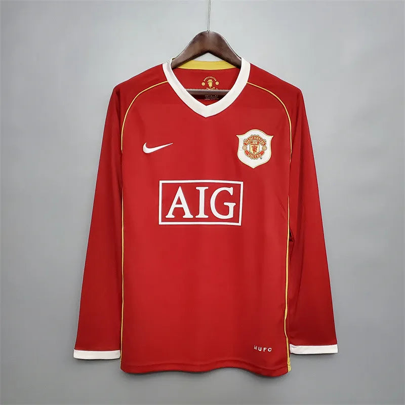 Manchester United Jersey Home Kit 2006/07 Retro Long