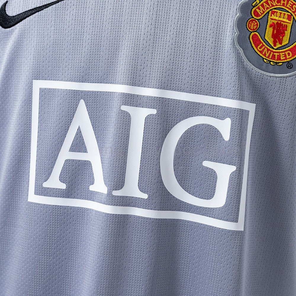 Manchester United Jersey 2007/08 Grey Goalkeepe Retro Kit product image 6