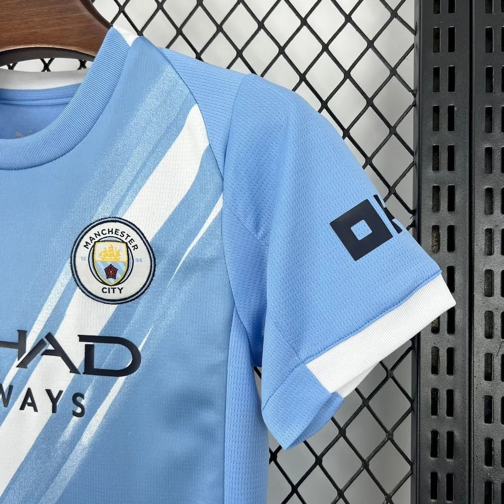 Kids Manchester City Home Jersey 25/26 Football Kit Soccer product image 2