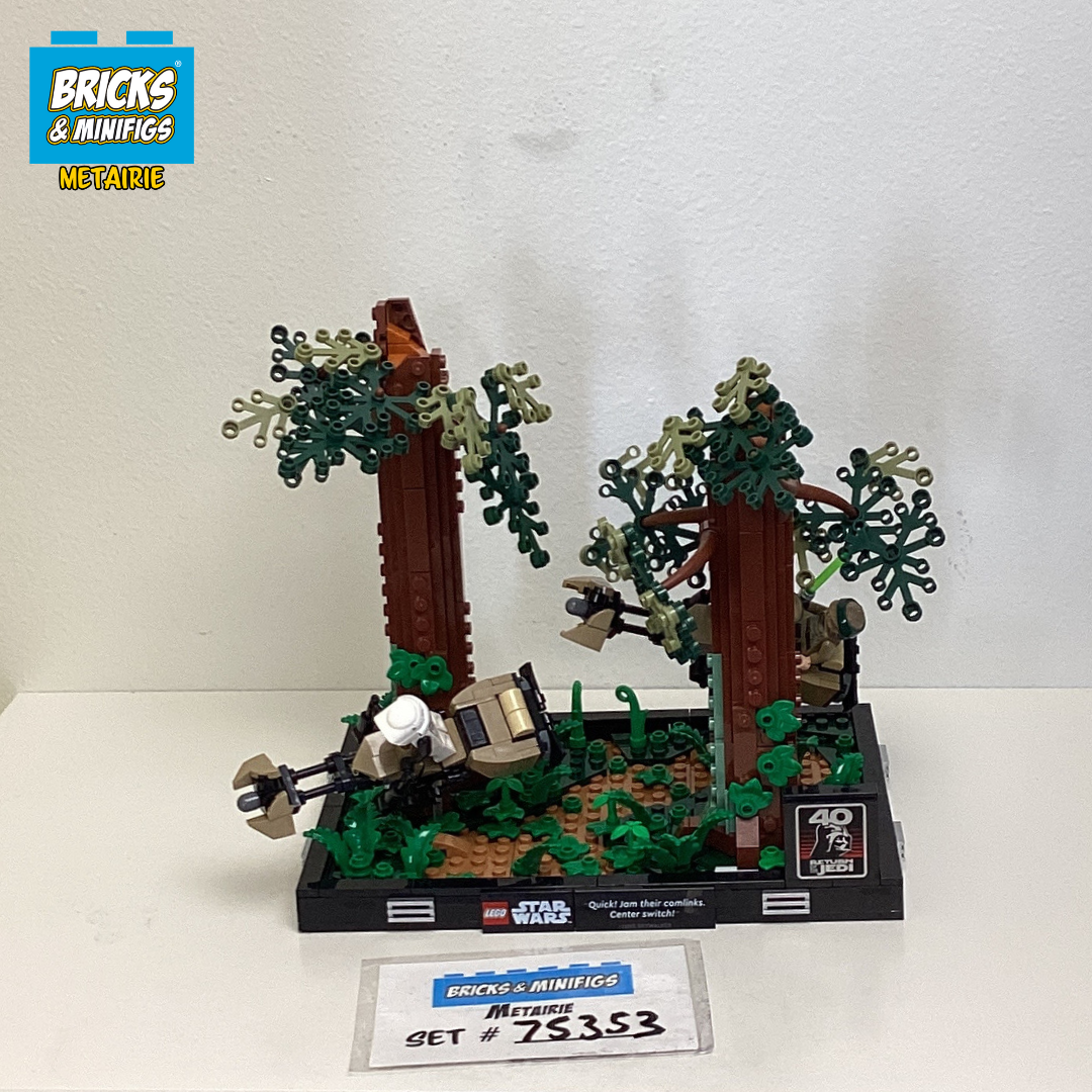 75353 Endor Speeder Chase Diorama (U) product image 1, provided for visual reference and product detail review