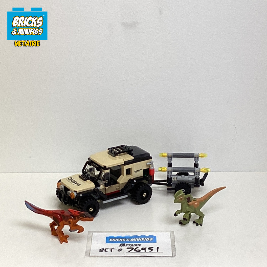 76951 Pyroraptor & Dilophosaurus Transport (U2) product image 1, provided for visual reference and product detail review