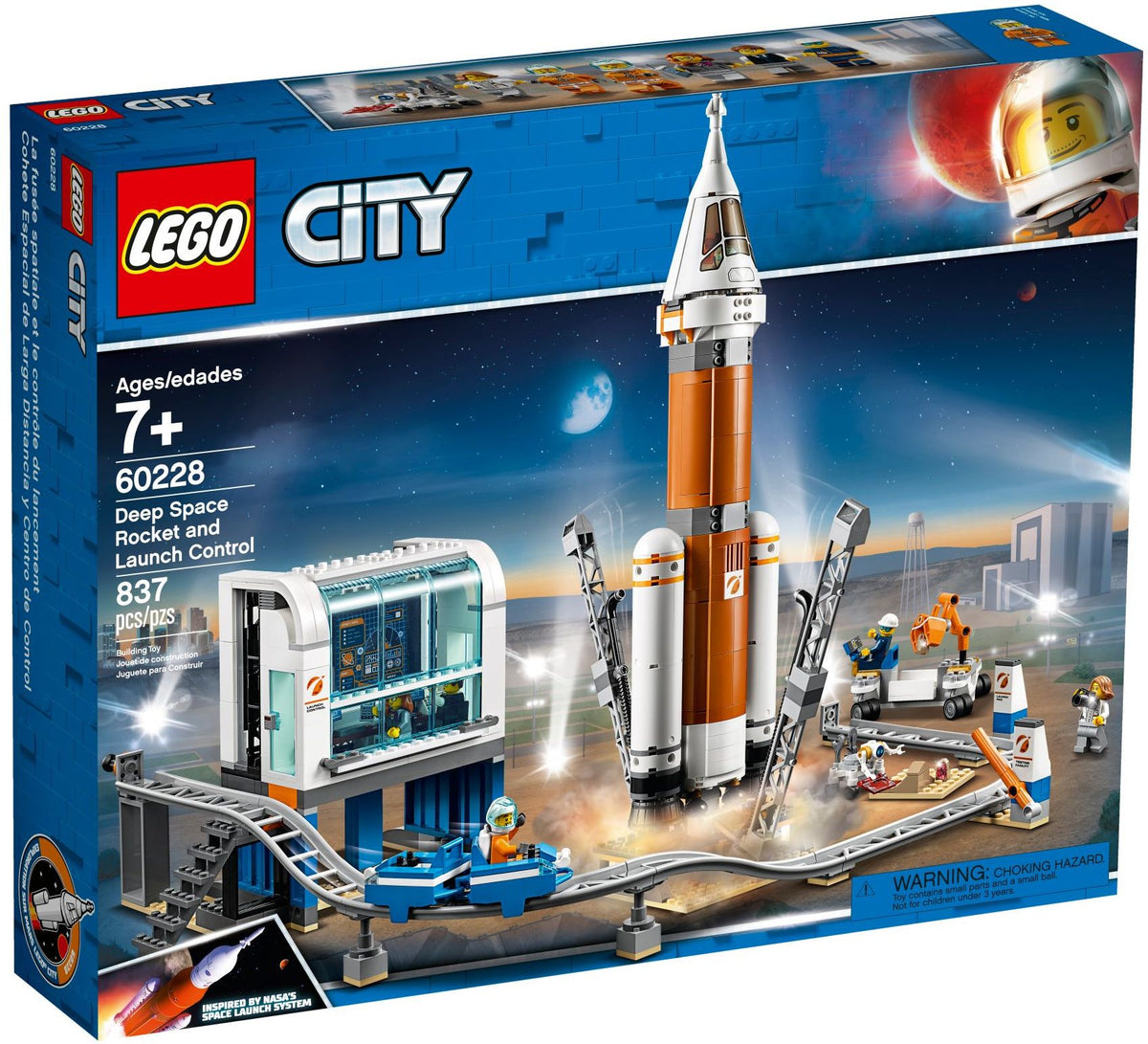 60228 LEGO Deep Space Rocket and Launch Control OPEN BOX NEW product image 1, provided for visual reference and product
